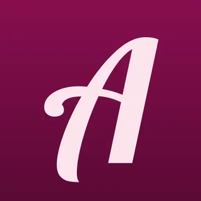 Aura, сеть магазинов, лого-визитка