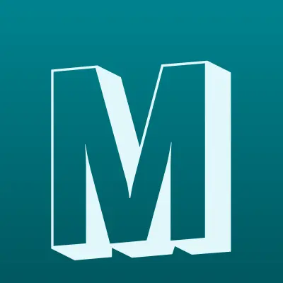 Mi-market, продуктовый магазин, лого-визитка